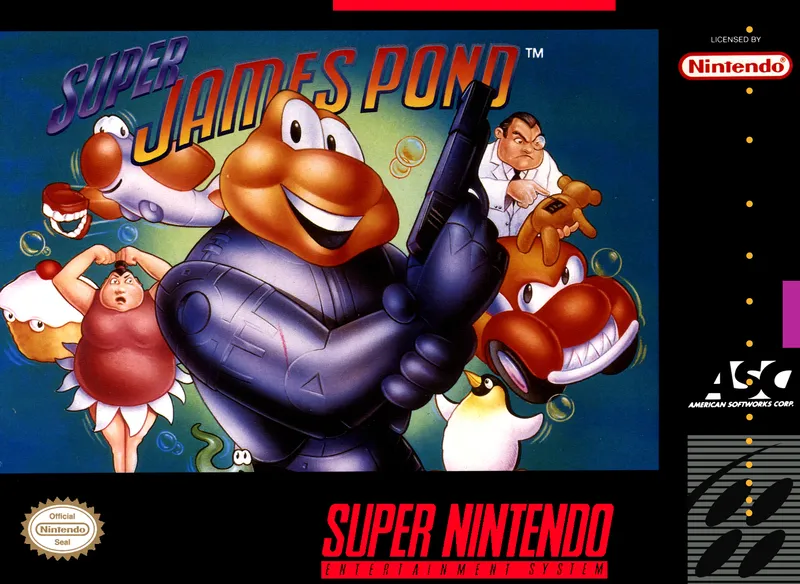 Super James Pond box art