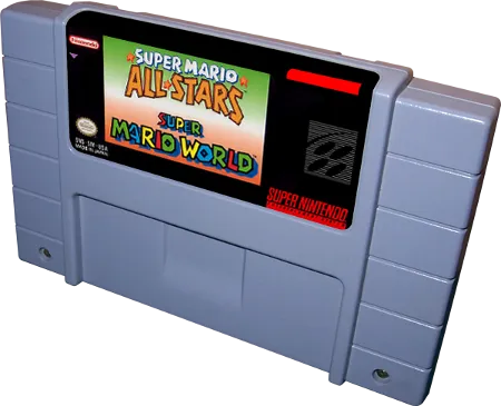 Super Mario All-Stars + Super Mario World cart