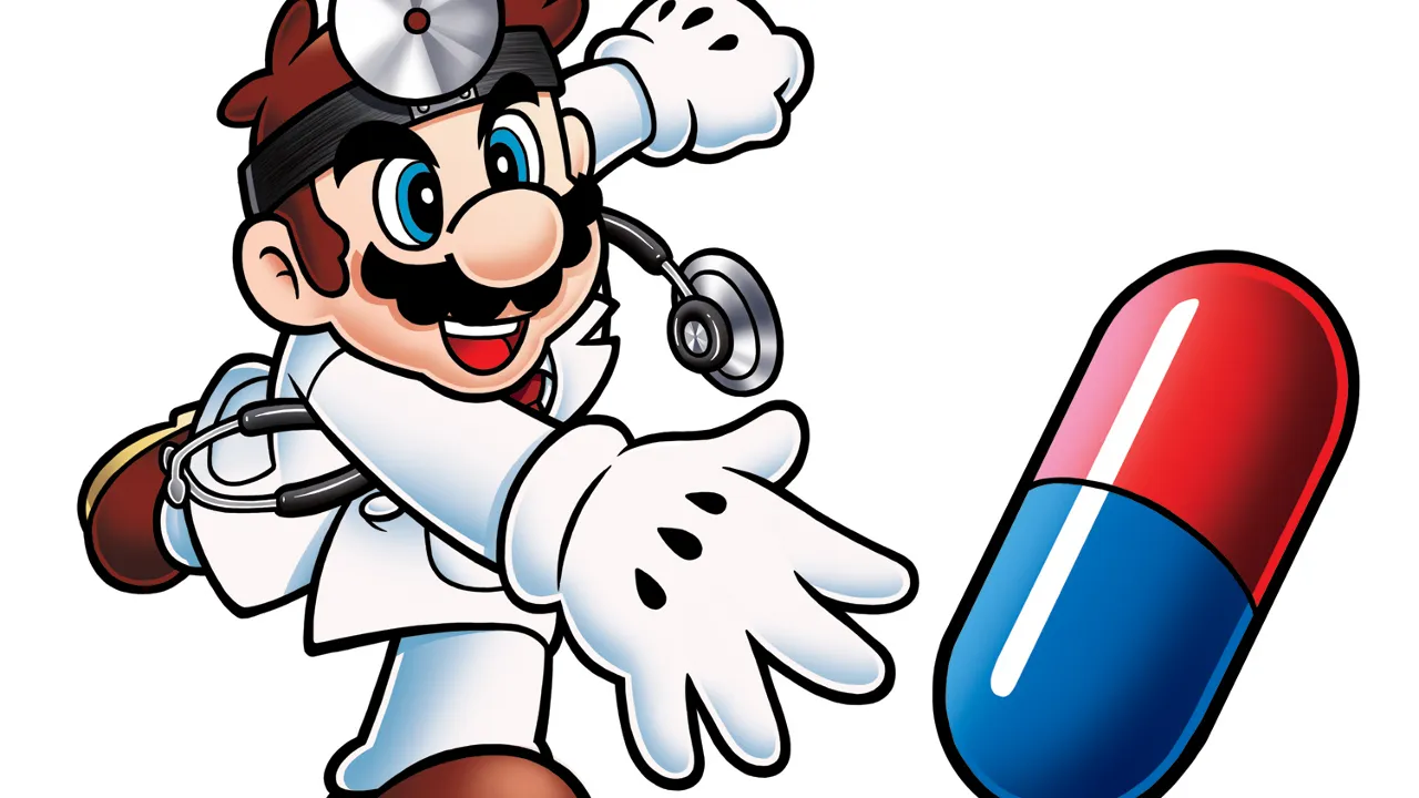 Backdrop artwork for Tetris & Dr. Mario