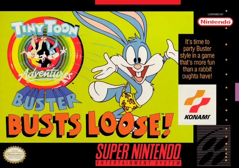 Tiny Toon Adventures: Buster Busts Loose! box art