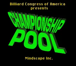 Championship Pool screenshot