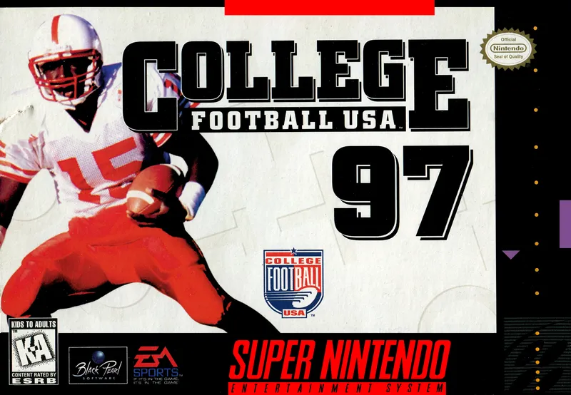 College Football USA 97 box art