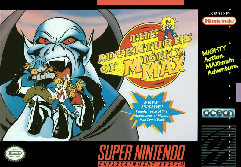 The Adventures of Mighty Max box art