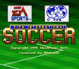 FIFA International Soccer screenshot