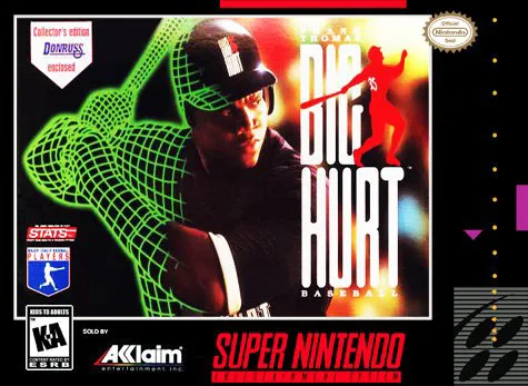 Frank Thomas Big Hurt Baseball box art
