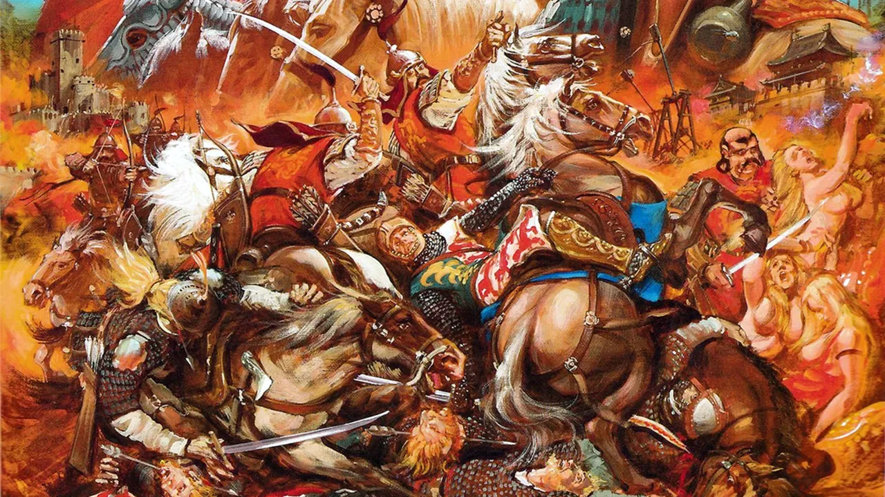 Backdrop artwork for Genghis Khan II: Clan of the Gray Wolf