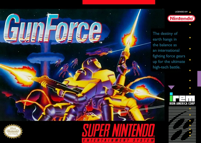 GunForce: Battle Fire Engulfed Terror Island box art