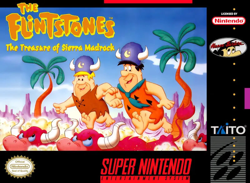The Flintstones: The Treasure of Sierra Madrock box art