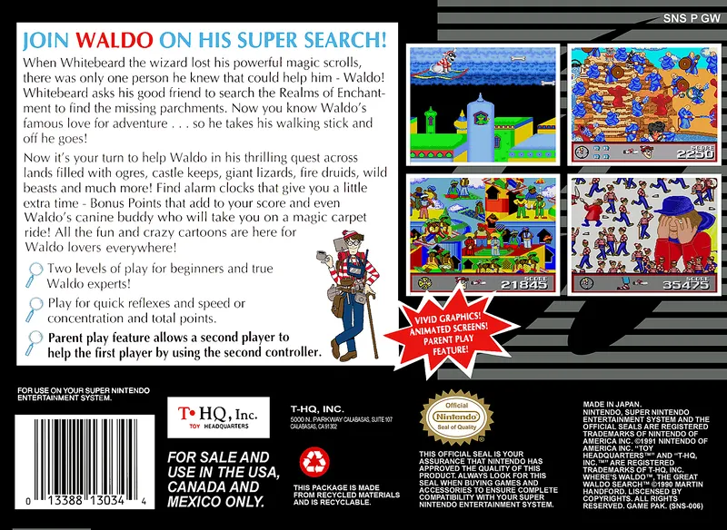 The Great Waldo Search box back