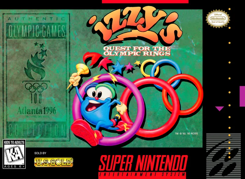 Izzy's Quest for the Olympic Rings box art