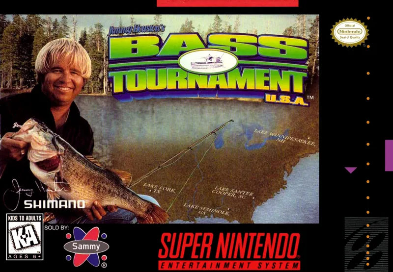 Jimmy Houston's Bass Tournament U.S.A. box art