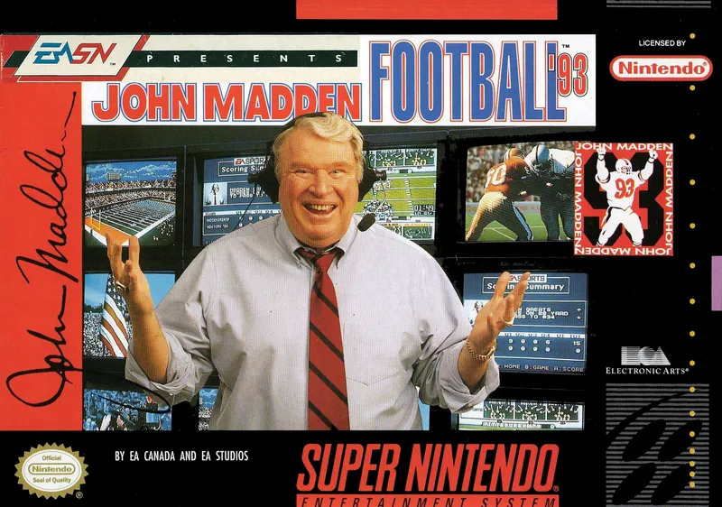 John Madden Football '93 box art