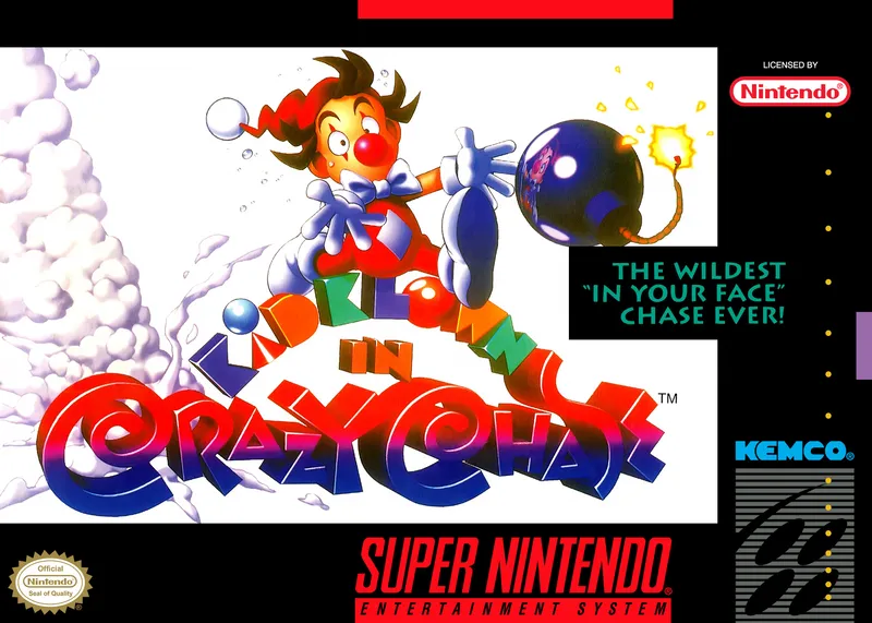 Kid Klown in Crazy Chase box art