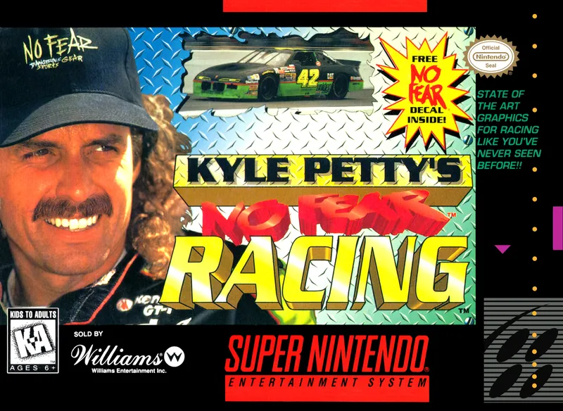 Kyle Petty's No Fear Racing box art