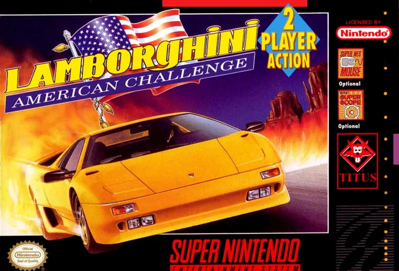 Lamborghini: American Challenge box art