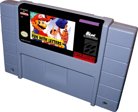 Mario's Early Years: Fun with Letters cart