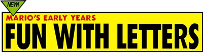 Mario's Early Years: Fun with Letters logo