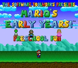 Mario's Early Years: Preschool Fun screenshot