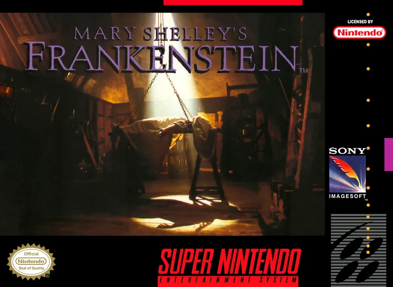 Mary Shelley's Frankenstein box art