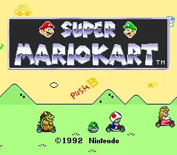 Super Mario Kart screenshot