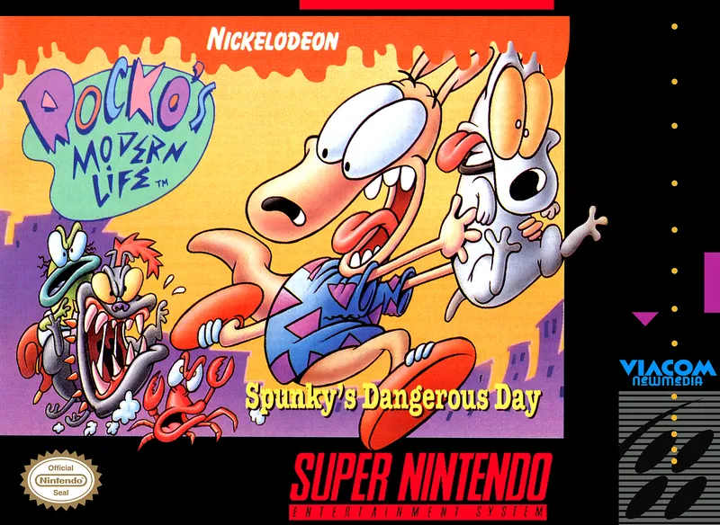 Rocko's Modern Life: Spunky's Dangerous Day box art