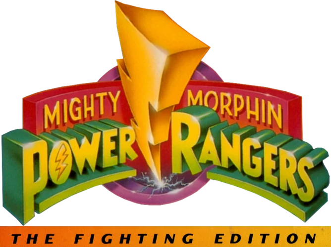 Mighty Morphin Power Rangers: The Fighting Edition logo