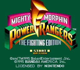 Mighty Morphin Power Rangers: The Fighting Edition screenshot
