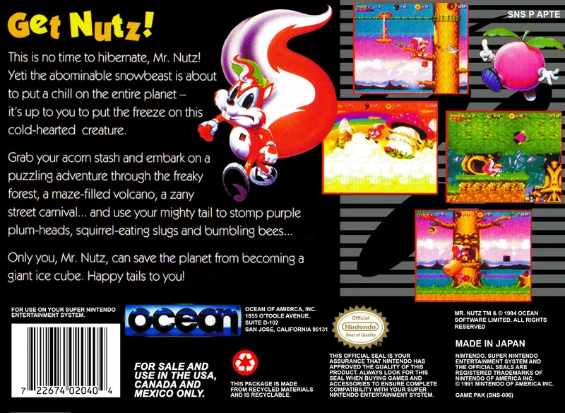 Mr. Nutz box back