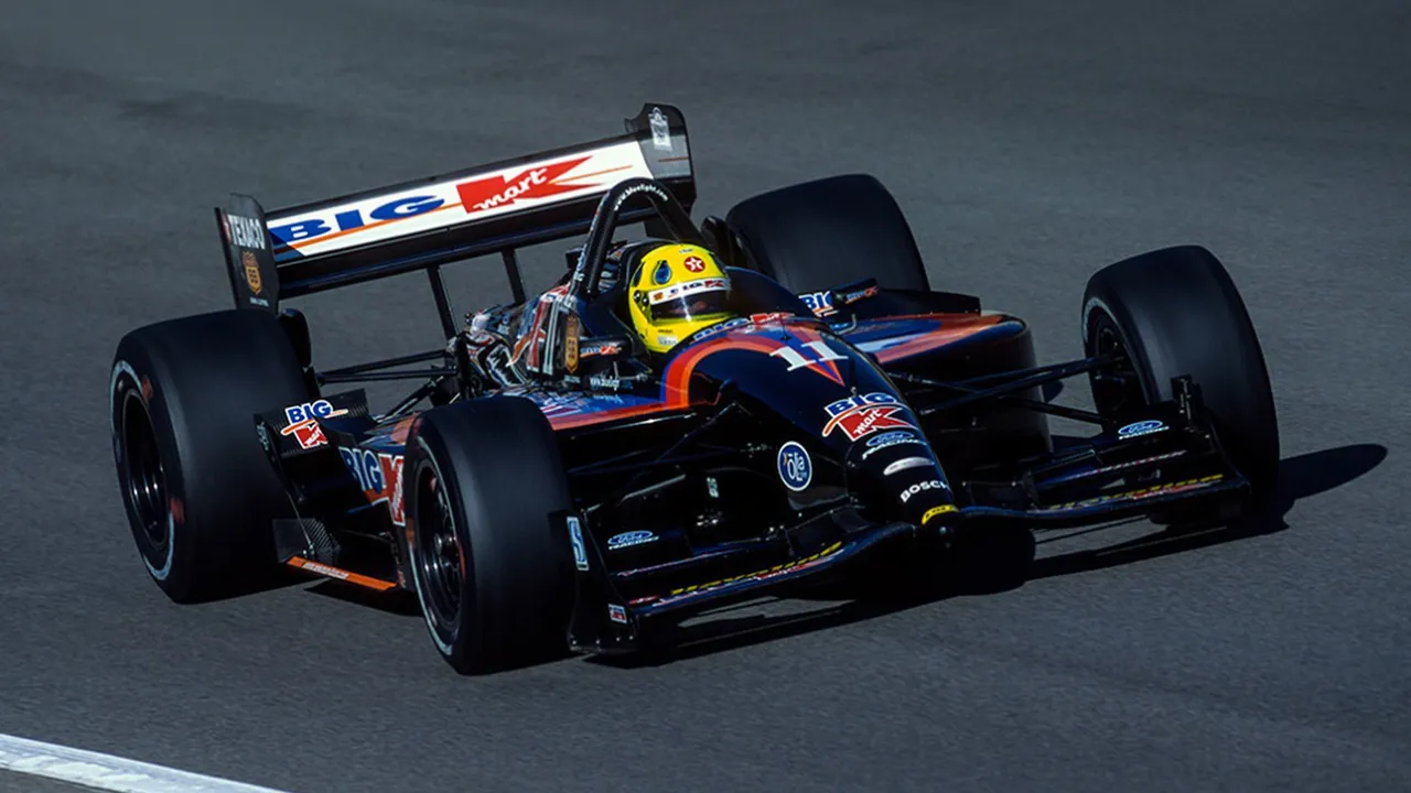 Backdrop artwork for Newman Haas IndyCar featuring Nigel Mansell