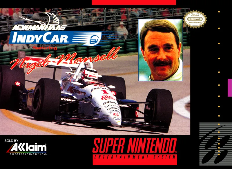 Newman Haas IndyCar featuring Nigel Mansell box art