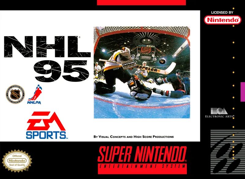 NHL 95 box art