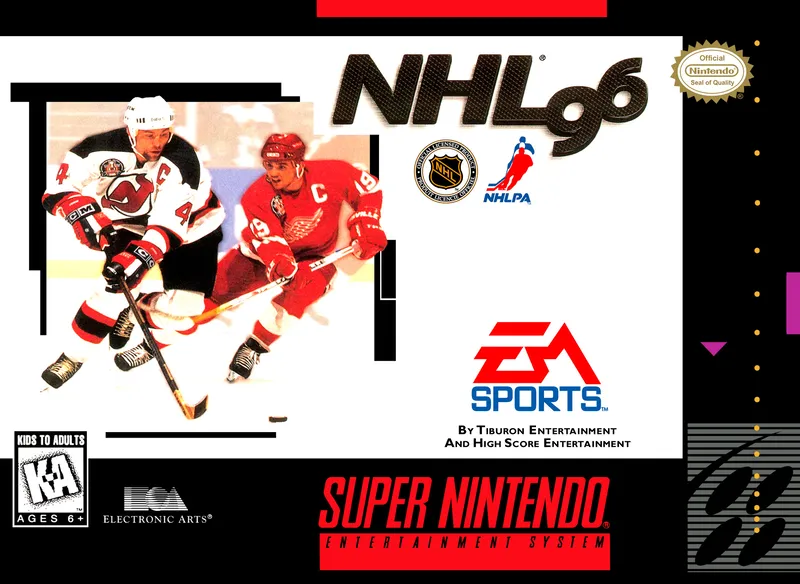 NHL 96 box art