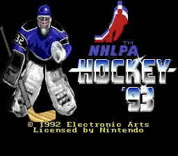 NHLPA Hockey 93 screenshot