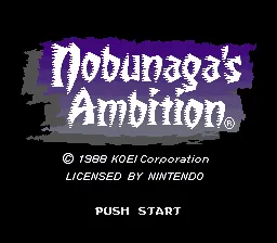 Nobunaga's Ambition screenshot