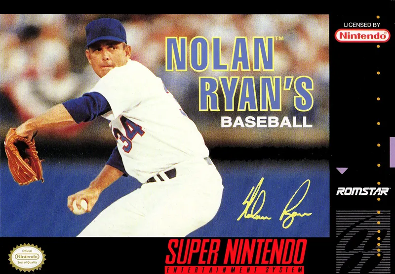 Nolan Ryan's Baseball box art