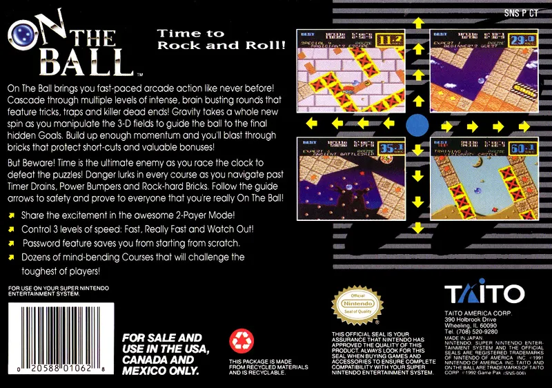 On the Ball box back