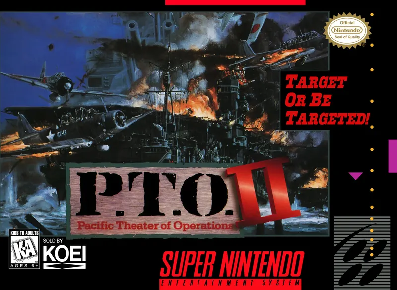 P.T.O. II: Pacific Theater of Operations box art