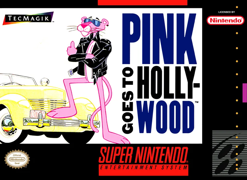 Pink Goes to Hollywood box art