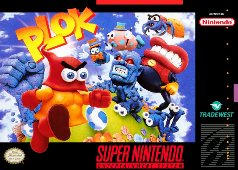 Plok box art