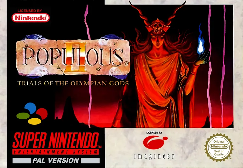 Populous II: Trials of the Olympian Gods box art