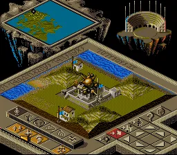 Backdrop artwork for Populous II: Trials of the Olympian Gods
