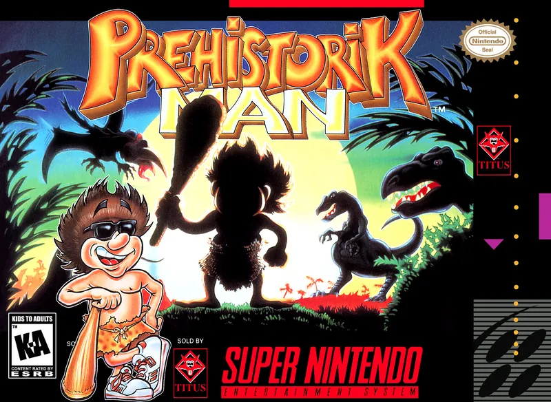 Prehistorik Man box art