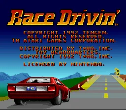 Race Drivin' screenshot