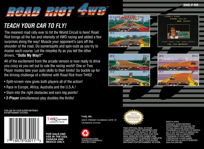 Road Riot 4WD box back