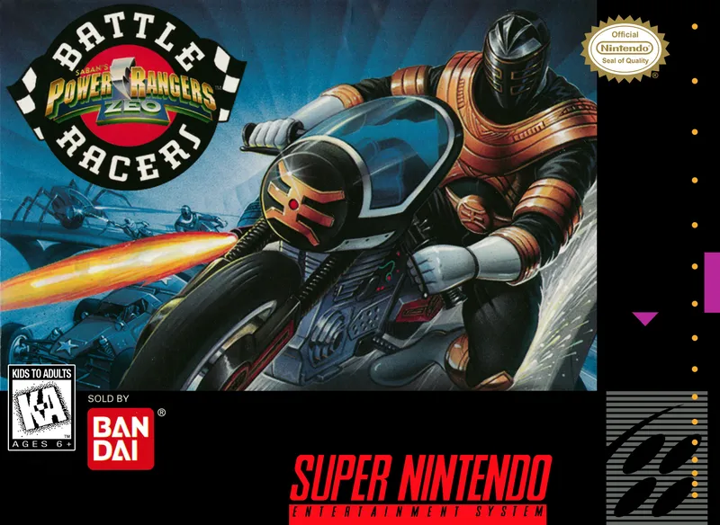 Power Rangers Zeo: Battle Racers box art