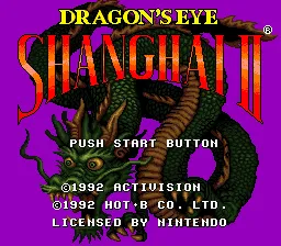 Shanghai II: Dragon's Eye screenshot