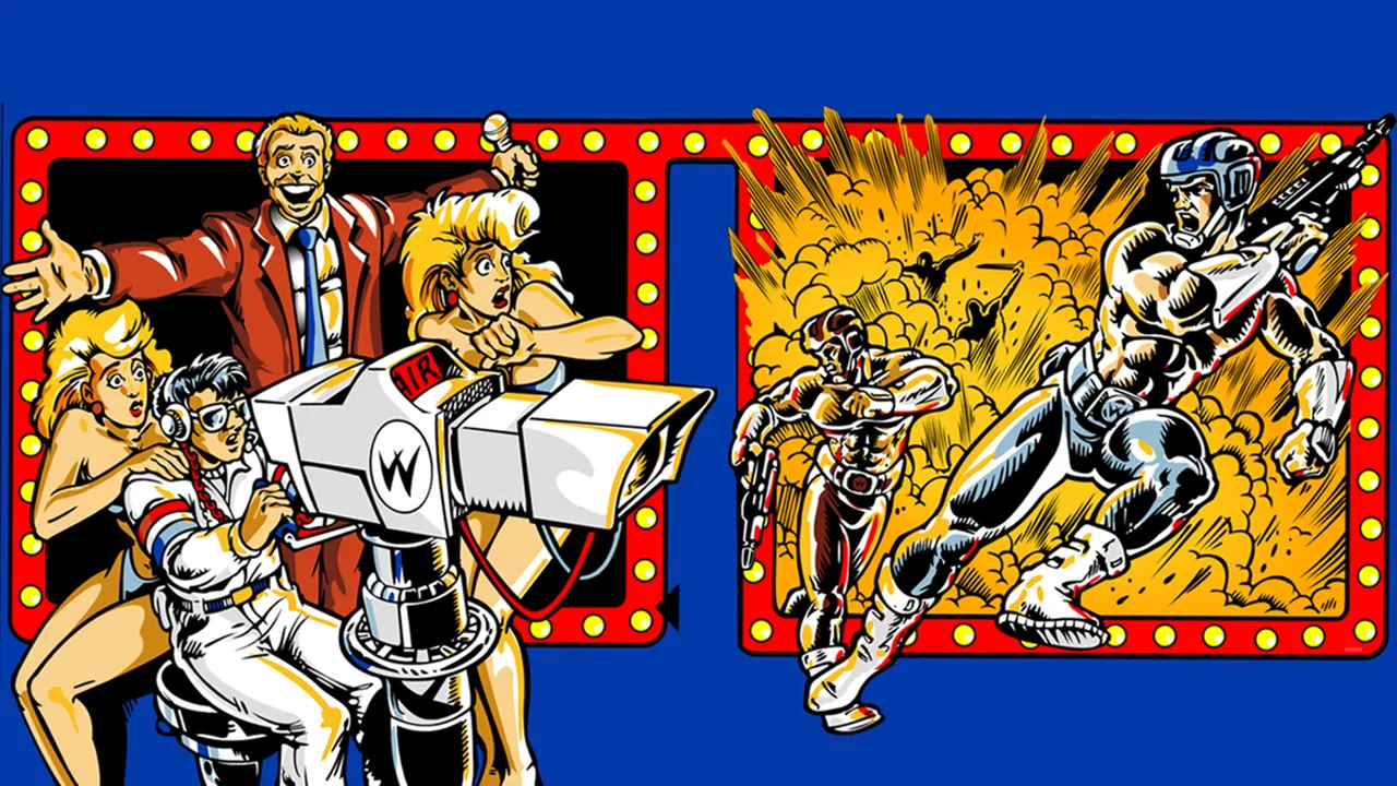 Backdrop artwork for Super Smash T.V.
