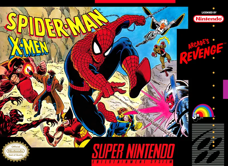 Spider-Man X-Men: Arcade's Revenge box art