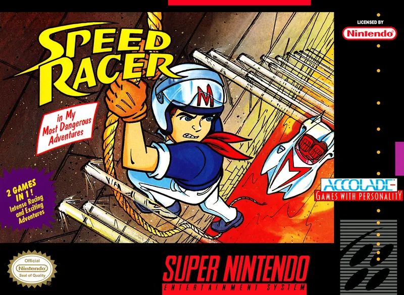 Speed Racer in My Most Dangerous Adventures box art