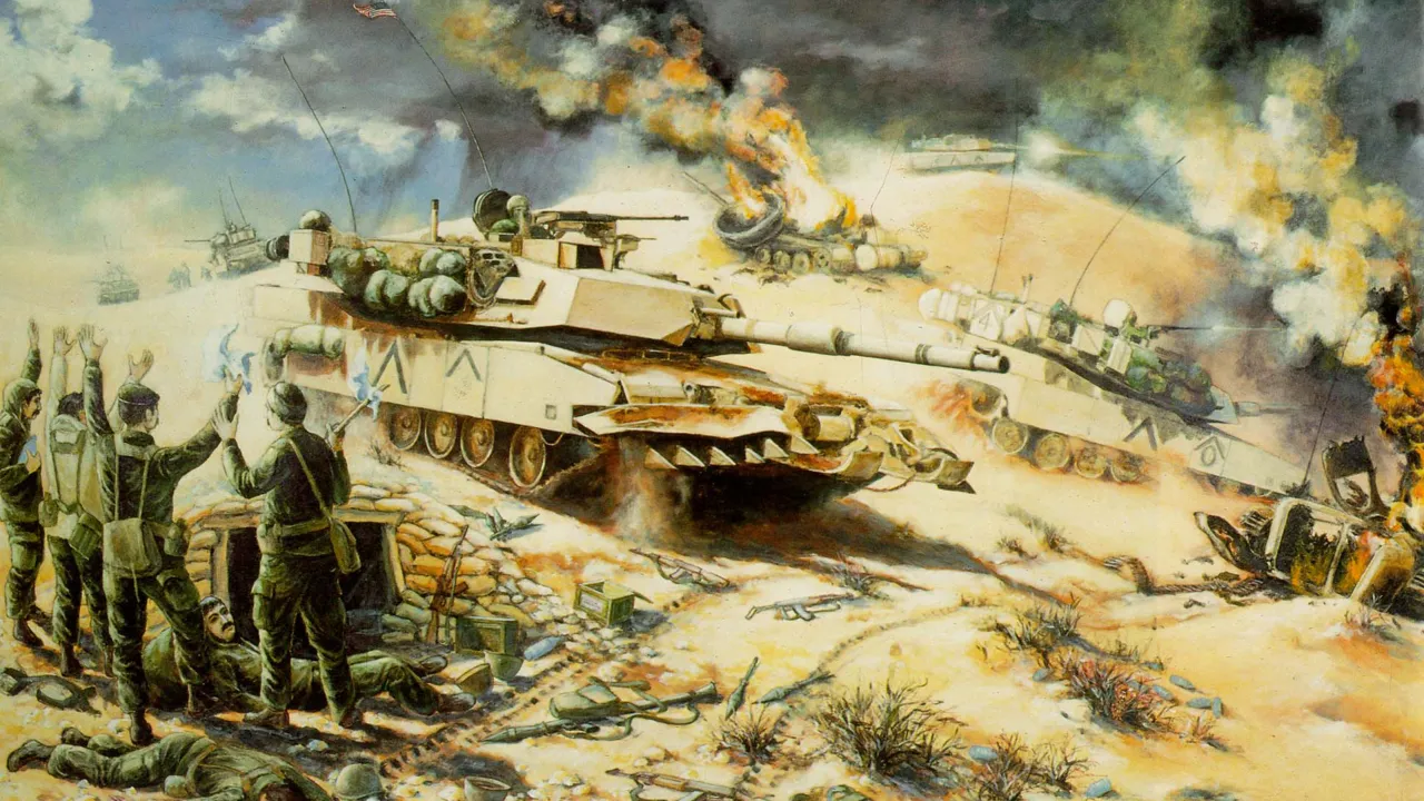 Backdrop artwork for Super Battletank: War in the Gulf